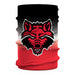 Arkansas State Red Wolves Neck Gaiter Degrade Black and Red - Vive La Fête - Online Apparel Store