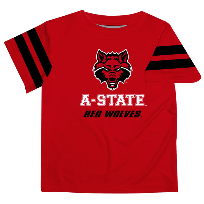 Arkansas State Red Wolves Red Short Sleeve Tee Shirt - Vive La Fête - Online Apparel Store