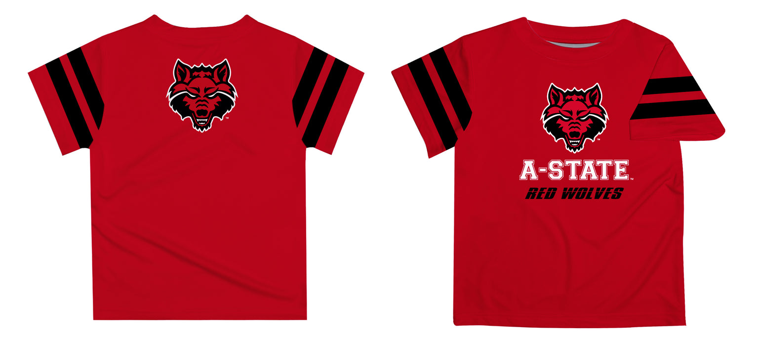 Arkansas State Red Wolves Red Short Sleeve Tee Shirt - Vive La Fête - Online Apparel Store
