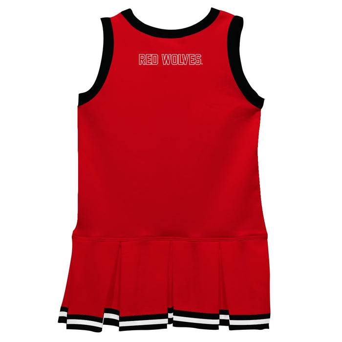 Arkansas State Red Wolves Vive La Fete Game Day Red Sleeveless Cheerleader Dress - Vive La Fête - Online Apparel Store