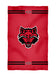 Arkansas State Red Wolves Vive La Fete Game Day Absorbent Premium Red Beach Bath Towel 31 x 51 Logo and Stripes