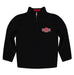 Arkansas State Red Wolves Vive La Fete Game Day Solid Black Quarter Zip Pullover Sleeves
