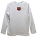 Arkansas State Red Wolves Embroidered White Long Sleeve Boys Tee Shirt