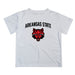 Arkansas State Red Wolves Vive La Fete Boys Game Day V2 White Short Sleeve Tee Shirt
