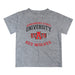 Arkansas State Red Wolves Vive La Fete Boys Game Day V1 Heather Gray Short Sleeve Tee Shirt