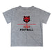Arkansas State Red Wolves Vive La Fete Football V1 Heather Gray Short Sleeve Tee Shirt