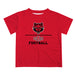 Arkansas State Red Wolves Vive La Fete Football V1 Red Short Sleeve Tee Shirt