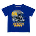 Albany State Rams ASU Original Dripping Football Helmet Blue T-Shirt by Vive La Fete