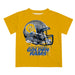 Albany State Rams ASU Original Dripping Football Helmet Gold T-Shirt by Vive La Fete