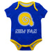 Albany State Rams ASU Vive La Fete Infant Game Day Blue Short Sleeve Onesie New Fan Mascot Bodysuit - Vive La Fête - Online Apparel Store