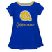 Albany State Rams ASU Vive La Fete Girls Game Day Short Sleeve Blue Top with School Mascot and Name - Vive La Fête - Online Apparel Store