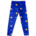 Albany State Rams Vive La Fete Girls Game Day All Over Logo Elastic Waist Classic Play Blue Leggings Tights - Vive La Fête - Online Apparel Store