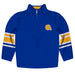 Albany State Rams ASU Vive La Fete Game Day Blue Quarter Zip Pullover Stripes on Sleeves - Vive La Fête - Online Apparel Store