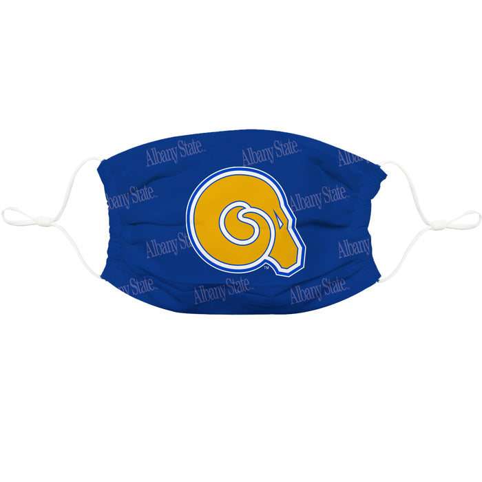 Albany State Rams ASU 3 Ply Vive La Fete Face Mask 3 Pack Game Day Collegiate Unisex Face Covers Reusable Washable - Vive La Fête - Online Apparel Store
