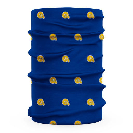 Albany State Rams ASU Vive La Fete All Over Logo Game Day  Collegiate Face Cover Soft 4-Way Stretch Two Ply Neck Gaiter - Vive La Fête - Online Apparel Store