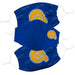 Albany State Rams ASU 3 Ply Vive La Fete Face Mask 3 Pack Game Day Collegiate Unisex Face Covers Reusable Washable - Vive La Fête - Online Apparel Store