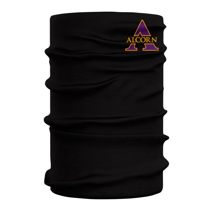 Alcorn State University Braves Neck Gaiter Solid Black - Vive La Fête - Online Apparel Store