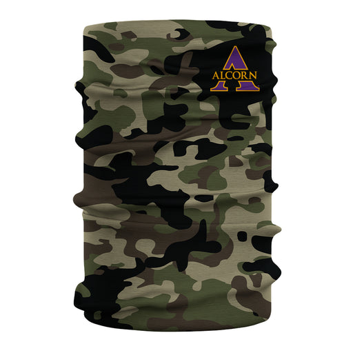 Alcorn State University Braves Neck Gaiter Camo Green - Vive La Fête - Online Apparel Store