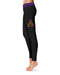 Alcorn State Braves ASU Vive La Fete Game Day Collegiate Logo on Thigh Black Women Yoga Leggings 2.5 Waist Tights"