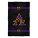 Alcorn State University Braves Vive La Fete Game Day Absorvent Premium Black Beach Bath Towel 51 x 32" Logo and Stripes" - Vive La Fête - Online Apparel Store