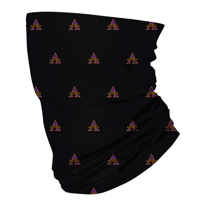 Alcorn State Braves ASU Vive La Fete All Over Logo Game Day Collegiate Face Cover Soft 4-Way Stretch Two Ply Neck Gaiter - Vive La Fête - Online Apparel Store