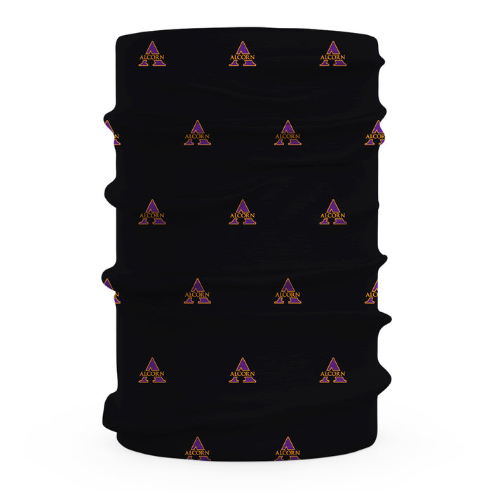 Alcorn State Braves ASU Vive La Fete All Over Logo Game Day Collegiate Face Cover Soft 4-Way Stretch Two Ply Neck Gaiter - Vive La Fête - Online Apparel Store