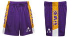 Alcorn State Braves ASU Vive La Fete Game Day Purple Stripes Boys Solid Gold Athletic Mesh Short - Vive La Fête - Online Apparel Store