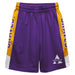 Alcorn State Braves ASU Vive La Fete Game Day Purple Stripes Boys Solid Gold Athletic Mesh Short
