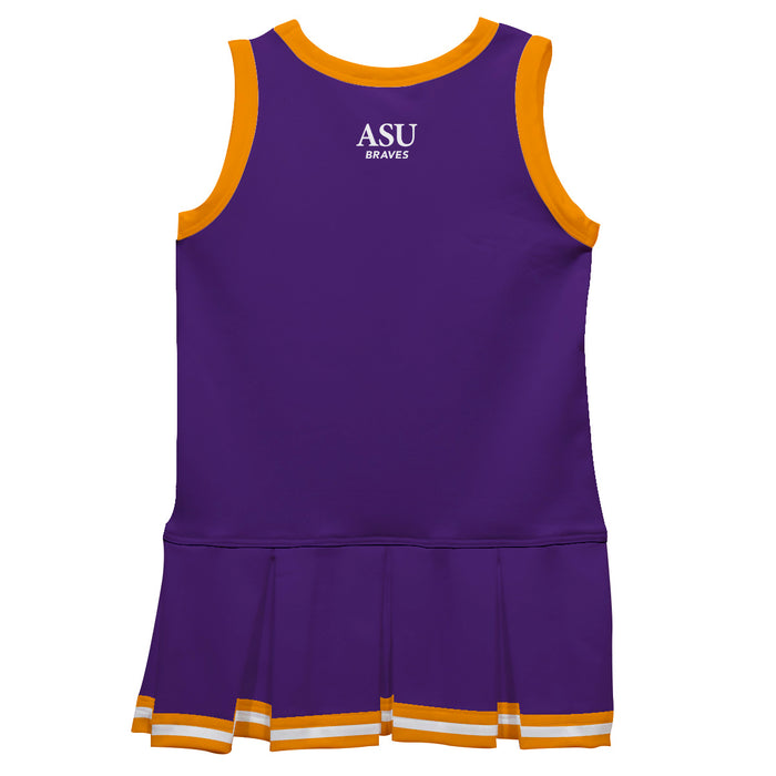 Alcorn State University Braves Vive La Fete Game Day Purple Sleeveless Cheerleader Dress - Vive La Fête - Online Apparel Store