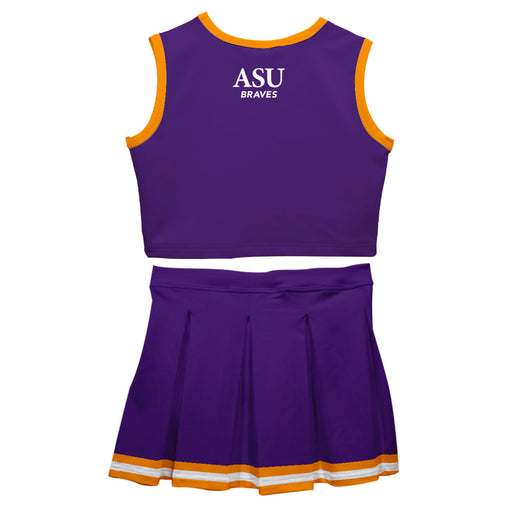 Alcorn State University Braves Vive La Fete Game Day Purple Sleeveless Cheerleader Set - Vive La Fête - Online Apparel Store