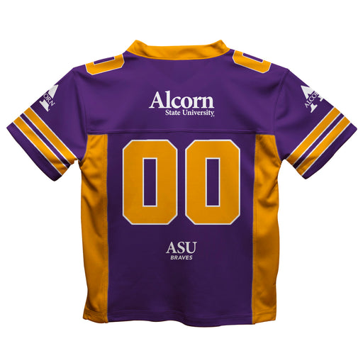 Alcorn State University Braves Vive La Fete Game Day Purple Boys Fashion Football T-Shirt - Vive La Fête - Online Apparel Store