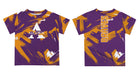 Alcorn State University Braves Vive La Fete Boys Game Day Purple Short Sleeve Tee Paint Brush - Vive La Fête - Online Apparel Store