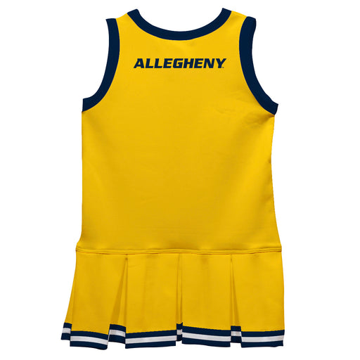 Allegheny Gators Vive La Fete Game Day Yellow Sleeveless Youth Cheerleader Dress - Vive La Fête - Online Apparel Store