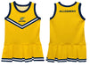 Allegheny Gators Vive La Fete Game Day Yellow Sleeveless Youth Cheerleader Dress - Vive La Fête - Online Apparel Store