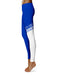 UAH Chargers Vive la Fete Game Day Collegiate Leg Color Block Women Blue White Yoga Leggings - Vive La Fête - Online Apparel Store