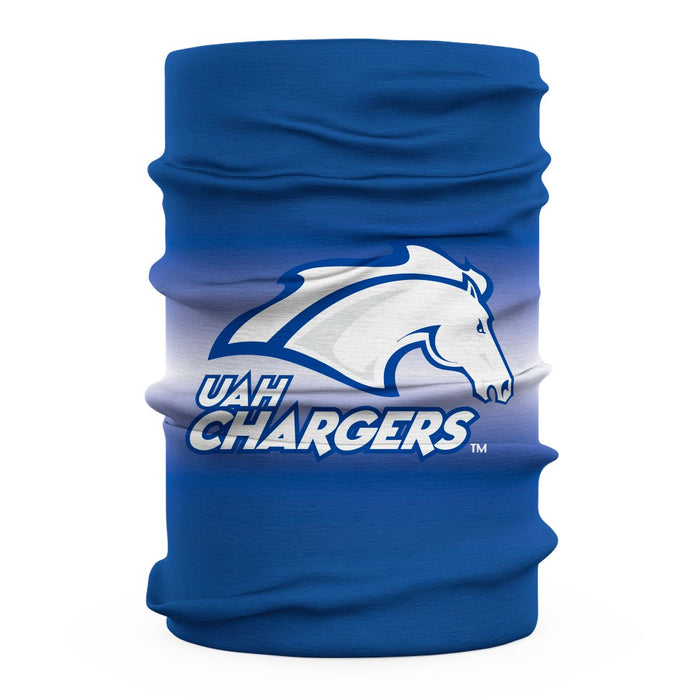 Alabama At Huntsville Chargers Neck Gaiter Degrade Blue And White - Vive La Fête - Online Apparel Store