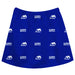Alabama At Huntsville Chargers Skirt Blue All Over Logo - Vive La Fête - Online Apparel Store