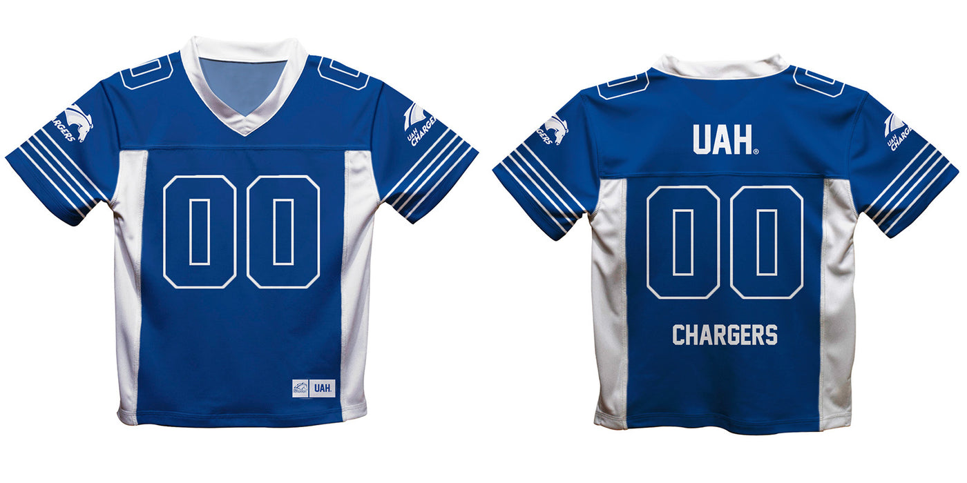 Alabama at Huntsville Chargers Vive La Fete Game Day Blue Boys Fashion Football T-Shirt - Vive La Fête - Online Apparel Store