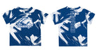 Alabama at Huntsville Chargers Vive La Fete Boys Game Day Blue Short Sleeve Tee Paint Brush - Vive La Fête - Online Apparel Store