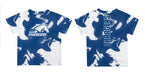 Alabama at Huntsville Chargers Vive La Fete Marble Boys Game Day Blue Short Sleeve Tee - Vive La Fête - Online Apparel Store