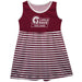 UA Little Rock Tojans UALR Vive La Fete Girls Game Day Sleeveless Tank Dress Solid Maroon Logo Stripes on Skirt - Vive La Fête - Online Apparel Store