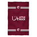 UA Little Rock Tojans UALR Vive La Fete Game Day Absorvent Premium Maroon Beach Bath Towel 51 x 32" Logo and Stripes" - Vive La Fête - Online Apparel Store