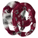 Little Rock Trojans UALR Vive La Fete All Over Logo Collegiate Women Set of 2 Light Weight Ultra Soft Infinity Scarfs