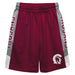 Little Rock Trojans UALR Vive La Fete Game Day Maroon Stripes Boys Solid Gray Athletic Mesh Short