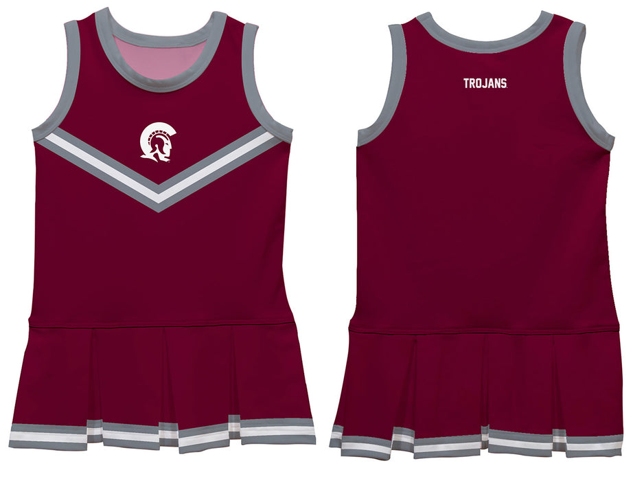 UA Little Rock Trojans UALR Vive La Fete Game Day Maroon Sleeveless Cheerleader Dress - Vive La Fête - Online Apparel Store