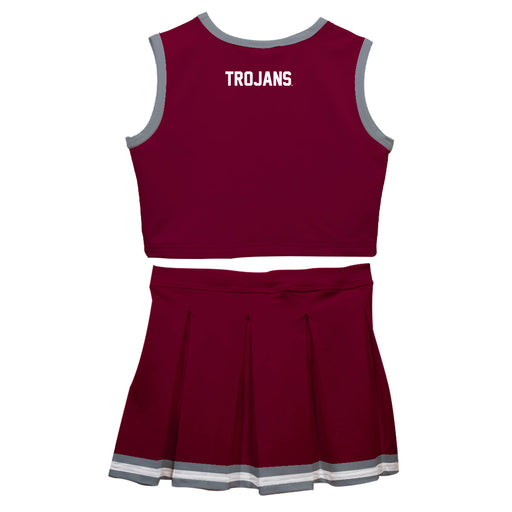 UA Little Rock Trojans UALR Vive La Fete Game Day Maroon Sleeveless Cheerleader Set - Vive La Fête - Online Apparel Store