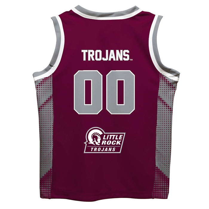 UA Little Rock Trojans UALR Vive La Fete Game Day Maroon Boys Fashion Basketball Top - Vive La Fête - Online Apparel Store