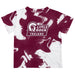 UA Little Rock Trojans UALR Vive La Fete Marble Boys Game Day Maroon Short Sleeve Tee