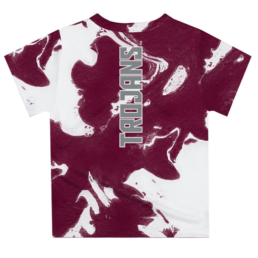 UA Little Rock Trojans UALR Vive La Fete Marble Boys Game Day Maroon Short Sleeve Tee - Vive La Fête - Online Apparel Store