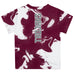 UA Little Rock Trojans UALR Vive La Fete Marble Boys Game Day Maroon Short Sleeve Tee - Vive La Fête - Online Apparel Store